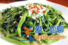 炒空心菜制作方法？