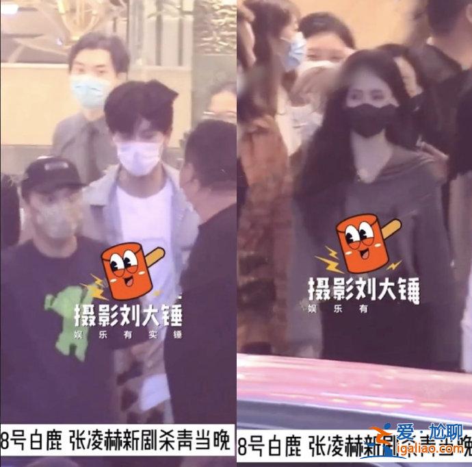 白鹿張凌赫戀情曝光疑似因戲生情?白鹿對著張凌赫門口比心 白鹿張凌赫戀情曝光疑似因戲生情?白鹿對著張凌赫門口比心