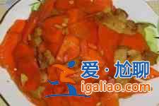 胡蘿卜炒肉？