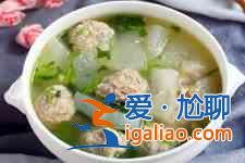冬瓜丸子湯的做法？