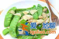 清炒荷蘭豆的做法？
