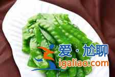 炒荷蘭豆的家常做法？