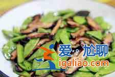 炒荷蘭豆的家常做法？
