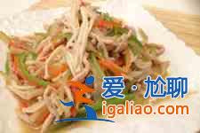 炒金針菇的做法？