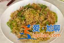 肉絲炒面的做法？