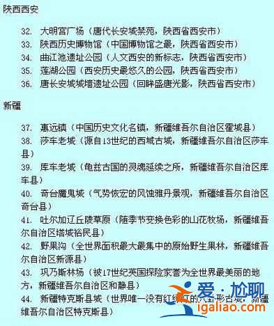 全國各省市免費景點盤點（2015最新版）？