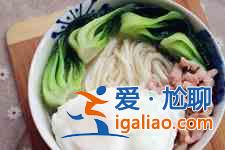 青菜雞蛋面的做法？