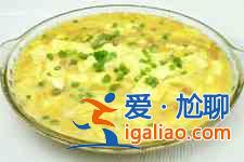 蟹黃豆腐的做法？