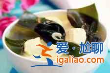 豆腐海帶湯？