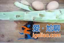 萵筍炒雞蛋的做法？