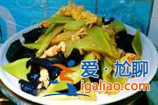 萵筍炒雞蛋的做法？