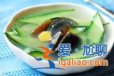 青瓜皮蛋湯的做法？