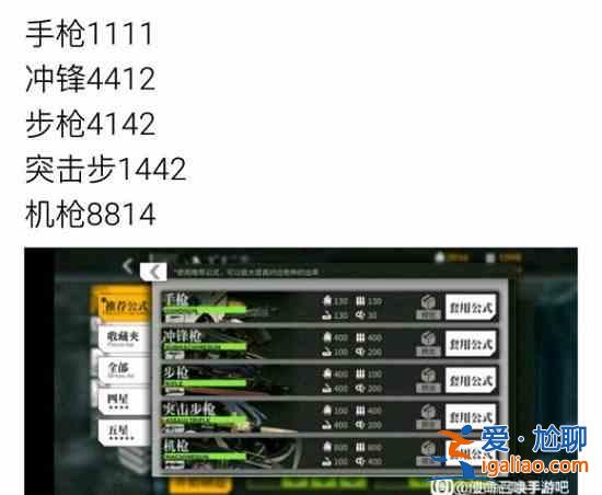使命召喚手游少女前線人形制造公式一覽，人形制造方法及公式圖文一覽？