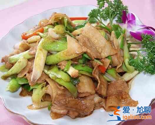 大蔥炒肉的做法？