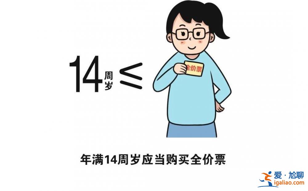 今起實名制兒童火車票將按照年齡購買 不再按身高為分界線？