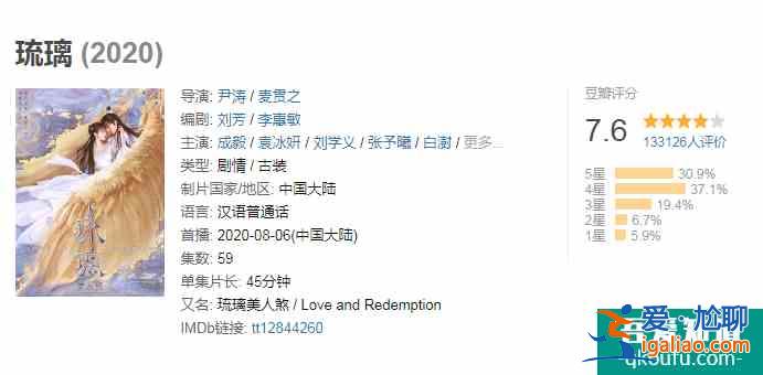 《琉璃》越看越香,豆瓣評分升至7.6分,碾壓《且聽鳳鳴》很多? 《琉璃》越看越香,豆瓣評分升至7.6分,碾壓《且聽鳳鳴》很多?