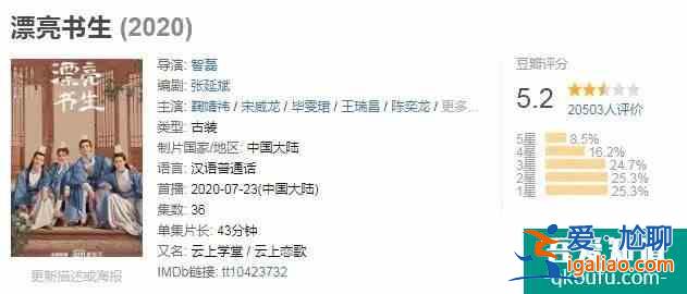 疑似抄襲的《漂亮書生》：鞠婧祎宋威龍加持依然被群嘲只因這兩點？