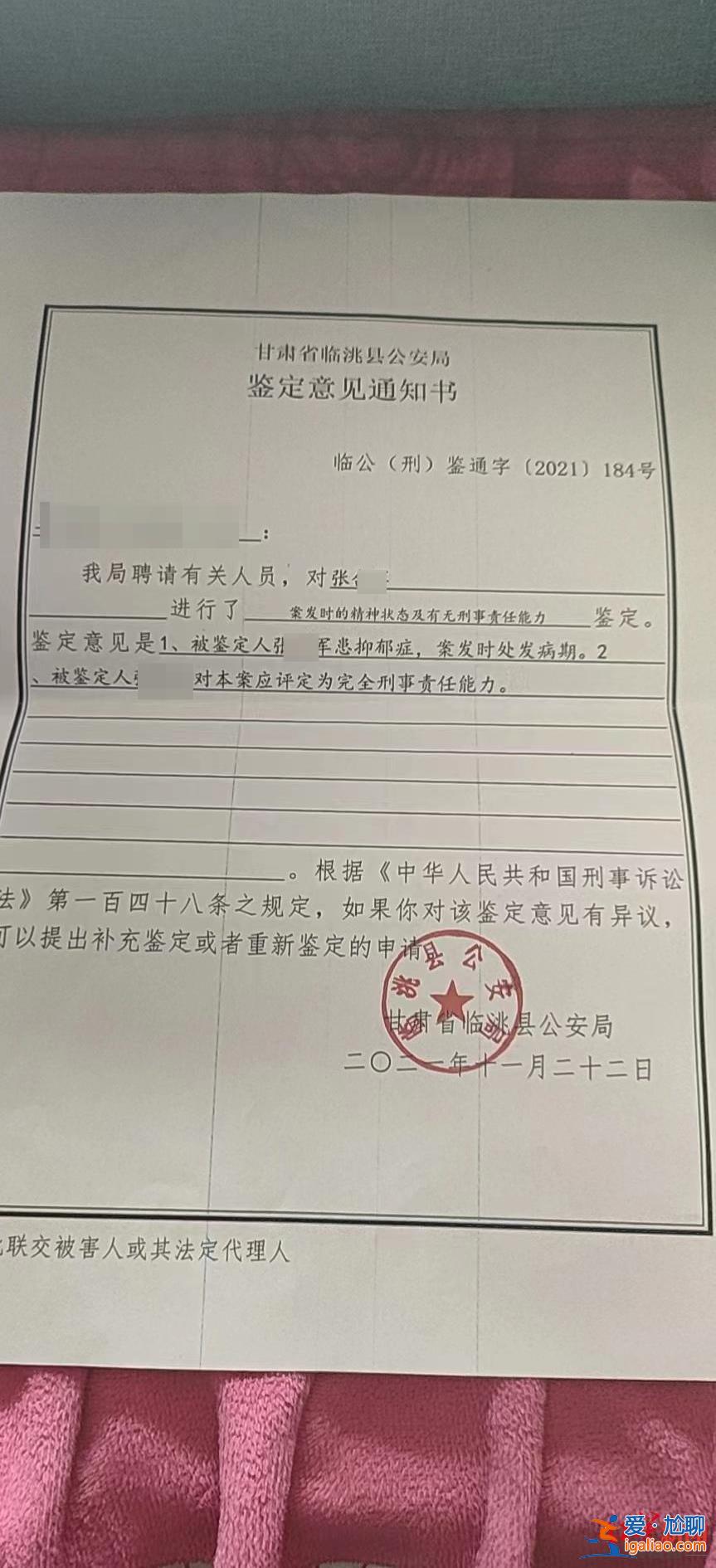 甘肅一鎮(zhèn)政府工作人員當街殺人案開庭 辯稱工作壓力大、父母管教嚴？