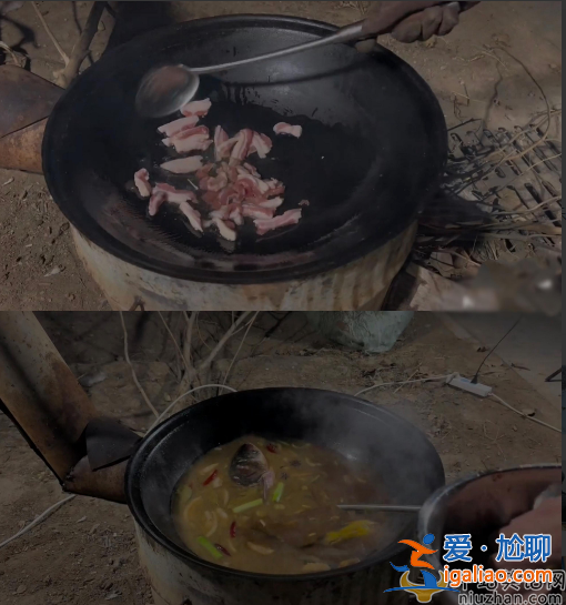 《狂飆》老默用農村土灶做魚!動作嫻熟惹人疼，家徒四壁環境難堪