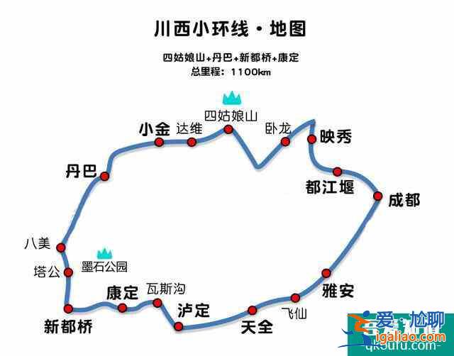 川西自駕游最佳線路圖 這四條經典路線3？