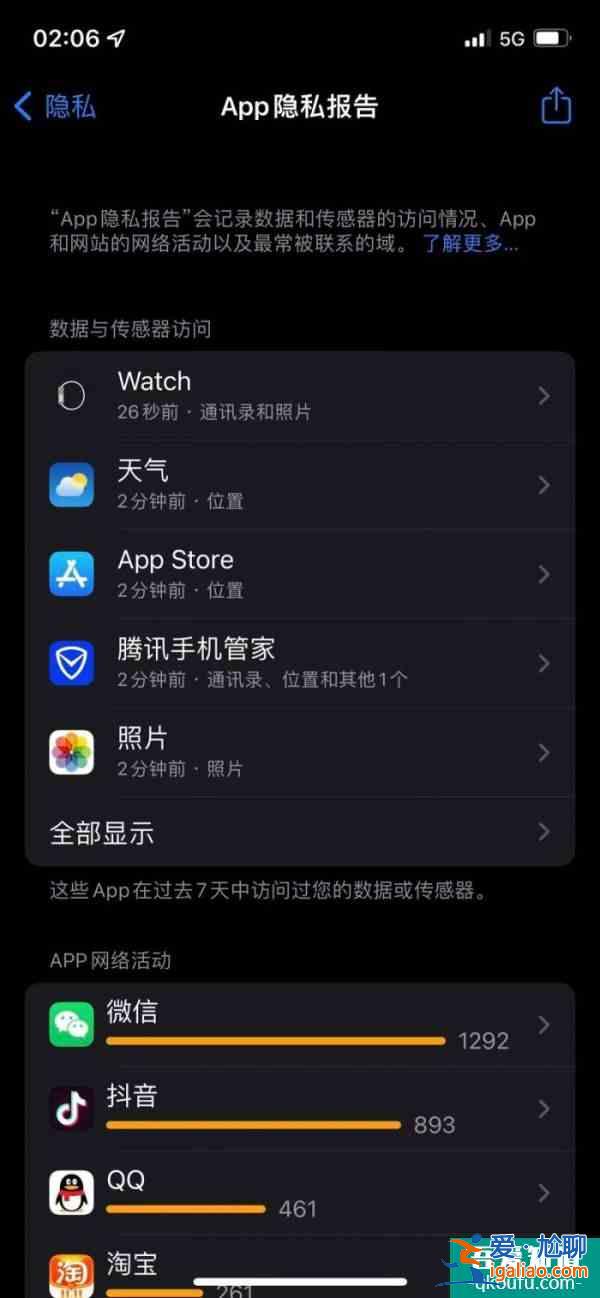 蘋果APP隱私報告上線 iOS/iPadOS 15.2Beta版發布？
