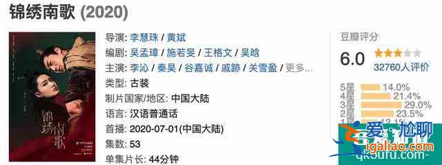 《錦繡南歌》反派人設如此胡鬧,難怪主角都是演技派也帶不動評分? 《錦繡南歌》反派人設如此胡鬧,難怪主角都是演技派也帶不動評分?