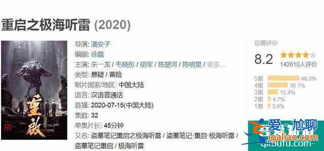 《重啟之極海聽雷》：應該重啟的是《鬼吹燈》吧？？