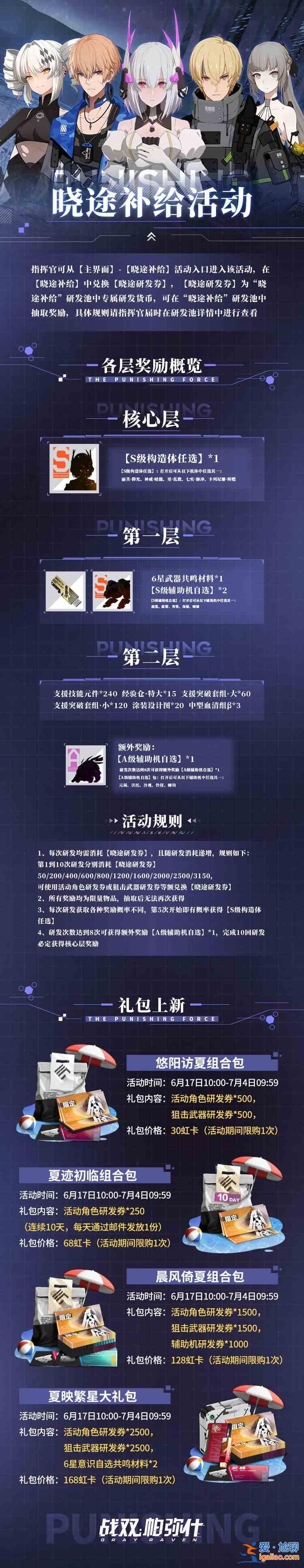 戰(zhàn)雙帕彌什曉涂補給活動什么時候開啟？曉涂補給活動開啟時間指南與推薦？