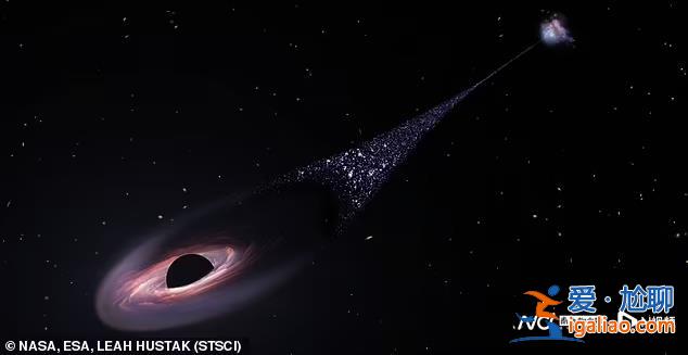 一個(gè)“逃逸”黑洞正撕裂宇宙 距離地球75億光年？