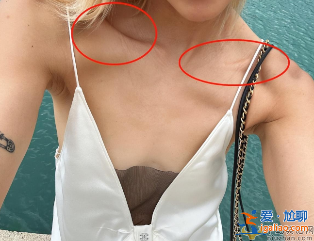 陳奕迅老婆徐濠縈近照曝光!白色漁網襪配深V背心 真空出街太大膽