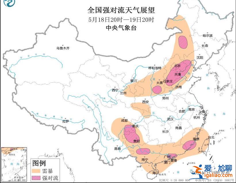 雷暴大風或冰雹！內蒙古江西福建等地將有強對流天氣 這些地方可能發生山洪？