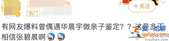 華晨宇不信任張碧晨是真的嗎?親子鑒定照曝網友吐槽不要臉