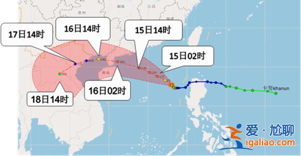 臺風卡努轉北上將影響吉林，卡努北上路線是什么[卡努北上路線]？