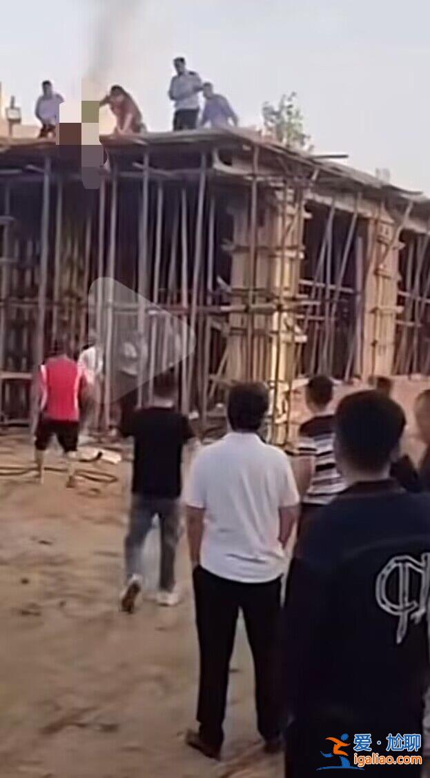 事發違建拆除現場 一人點火自傷墜落？