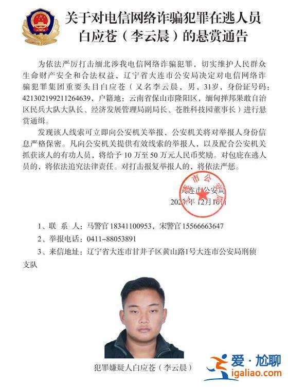 公安機關通緝白所成、魏懷仁、劉正祥等10名緬北果敢電詐集團頭目？