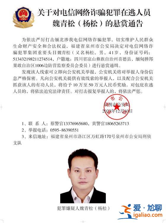 公安機關通緝白所成、魏懷仁、劉正祥等10名緬北果敢電詐集團頭目？