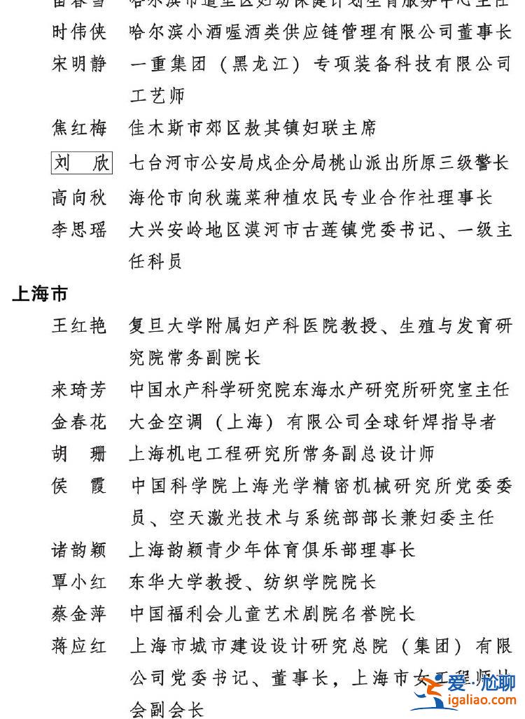 2023年度全國三八紅旗手標兵、全國三八紅旗手、全國三八紅旗集體全名單公布？