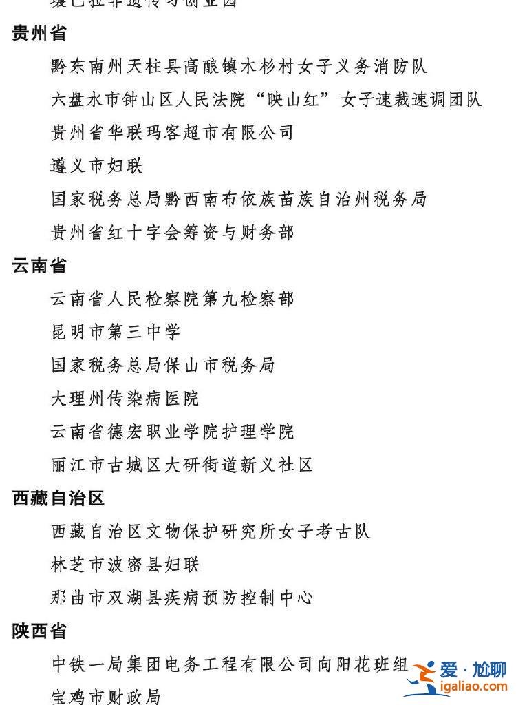 2023年度全國三八紅旗手標兵、全國三八紅旗手、全國三八紅旗集體全名單公布？