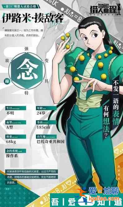 獵人啟程伊路米  獵人啟程伊路米介紹一覽？