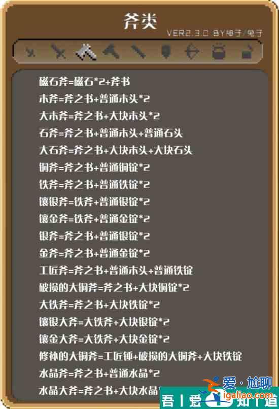 鍛冶屋英雄譚合成表大全  鍛冶屋英雄譚合成表一覽？