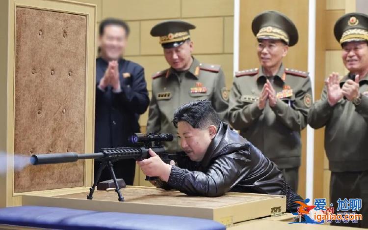金正恩視察軍工企業并現場打靶 槍槍十環? 金正恩視察軍工企業并現場打靶 槍槍十環?