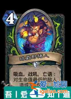 爐石傳說球霸野豬人屬性介紹 具體一覽？