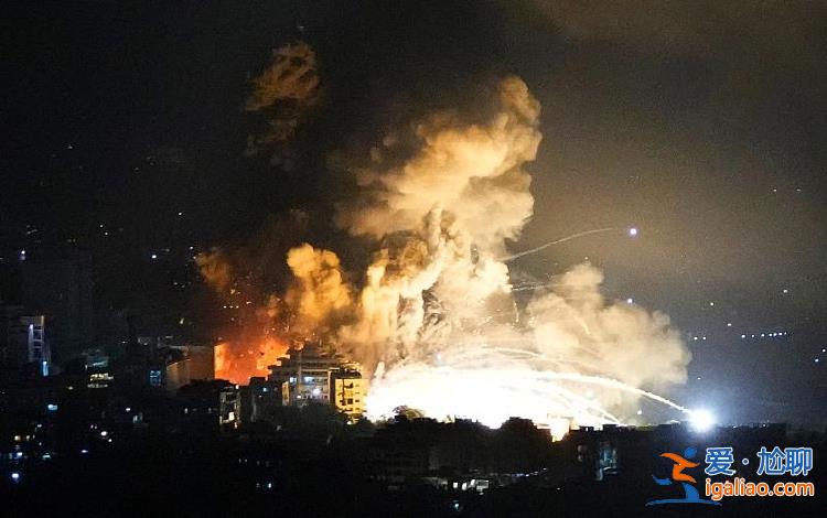 以軍對黎巴嫩境內數十個目標發動多輪空襲？