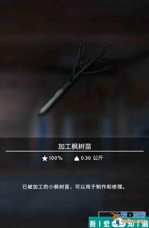 漫漫長夜加工楓樹苗有什么用 漫漫長夜加工楓樹苗作用分享? 漫漫長夜加工楓樹苗有什么用 漫漫長夜加工楓樹苗作用分享?