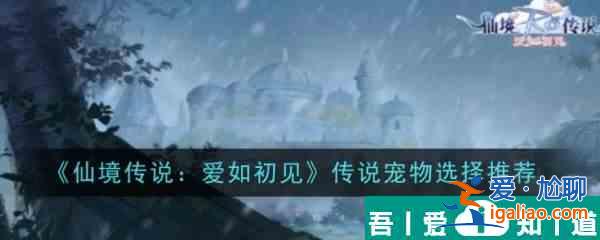 仙境傳說愛如初見傳說寵物哪個好 傳說寵物選擇推薦？