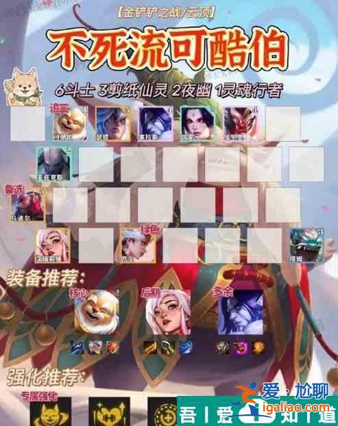 金鏟鏟之戰不死流可酷伯怎么玩 不死流可酷伯陣容推薦攻略？