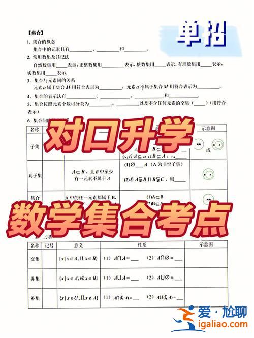廣西對口升學數學，廣西對口數學考什么知識點？