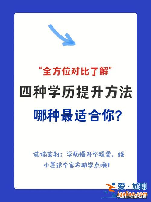 有哪幾種提升學歷 提升學歷有哪幾種方式？