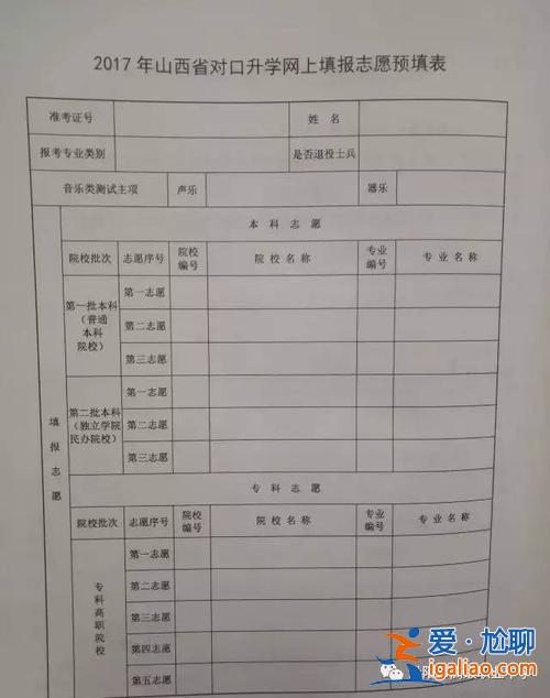 對口升學(xué)報(bào)名怎么填 對口升學(xué)填志愿怎么填？