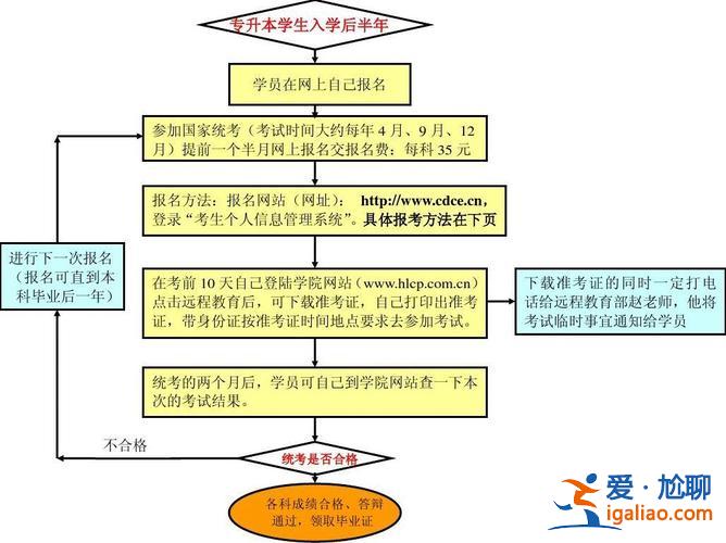 網絡專升本流程？專升本轉專業流程？